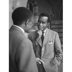 Kenneth Kaunda, First President of Zambia on a Vist the The United 
