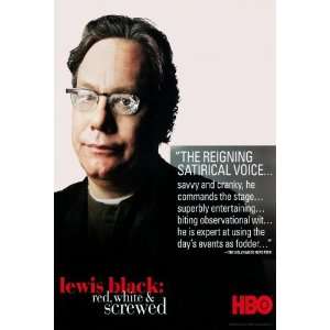 Lewis Black Red White and Screwed (2006) 27 x 40 TV Poster Style A