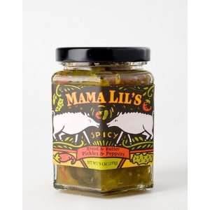 Mama Lils Spicy Bread & Butter Pickles & Peppers Relish  
