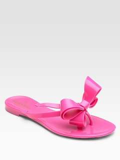 Valentino   Couture Bow Jelly Sandals    