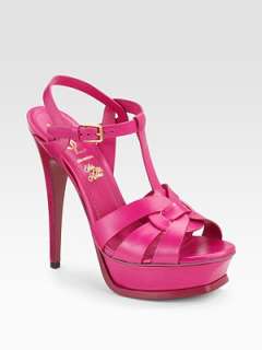 Yves Saint Laurent   Tribute Platform Sandals    