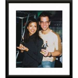  Jessica Alba & Michael Weatherly Framed And Matted 8x10 