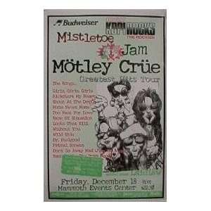 Motley Crue Denver Colorado 1998 Concert Poster