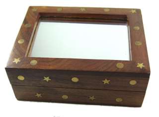 AAA HANDCRAFTED WOODEN JEWELRY BOX ART / CORPORATE GIFT  