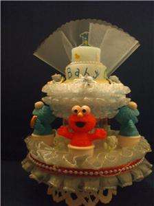 Elmo and Cookie Monster First Birthday Party Cake Topper 