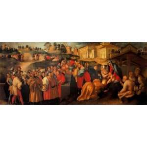     Jacopo Carucci (Pontormo)   32 x 14 inches   Adoration of the Magi