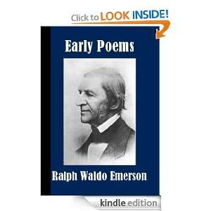 Early Poems of Ralph Waldo Emerson Ralph Waldo Emerson  