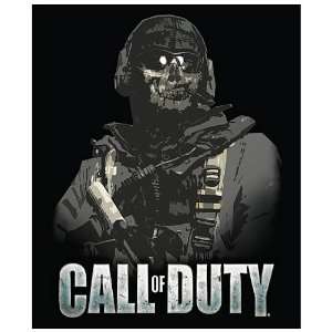   Call of Duty Skull Soldier Mirco Rashel Fleece Blanket Toys & Games
