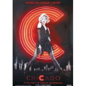  Chicago   Movie Poster Renee Zellweger (Size 27 x 40 