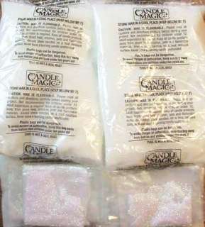 LOT OF 9 Bags Candle Magic Wax Crystals White Glitter  