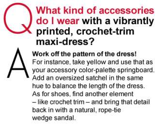 dress For instance, take yellow and use that as your accessory color 
