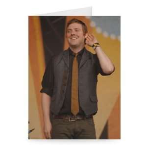 Ricky Wilson of the Kaiser Chiefs   Greeting Card (Pack of 2)   7x5 
