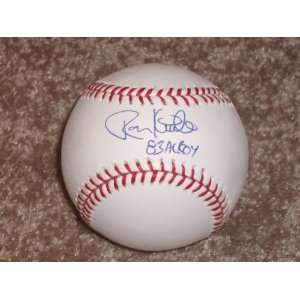  Ron Kittle Autographed MLB Baseball (Chicago White Sox 