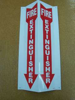 Fire Protection Sign “Fire Extinguisher” (4X18 Plastic 3D Sign 