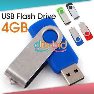 USB 2.0 Flash Memory Stick Jump Drive Fold Pen 4GB 4 GB  