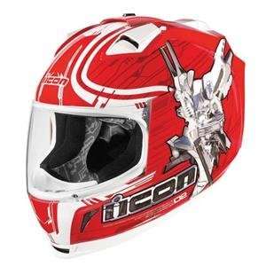  Icon Domain 2 Sha Do Helmet   X Small/Red Automotive