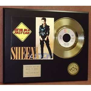 SHEENA EASTON 24 kt GOLD 45 RECORD PICTURE SLEEVE LIMITED EDITION 