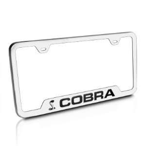  Ford Mustang Shelby Cobra Polished Steel License Frame 