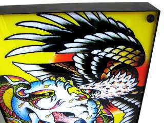 Licensed Ed Hardy `Battle` Light Box Dorm Decor  