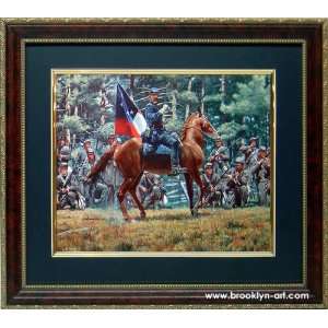 Stonewall Jackson Display By Mort Kustler Framed & Matted