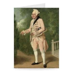 Thomas King as Lord Ogleby (oil on canvas)    Greeting Card (Pack of 