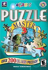 eGames PUZZLE MASTER 3 III Over 200 Puzzles PC Game NEW 743999126350 