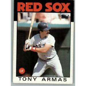  1986 Topps #255 Tony Armas   Boston Red Sox (Baseball 