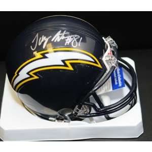 Tony Martin (San Diego Chargers) Signed Autographed Mini Helmet (PSA 