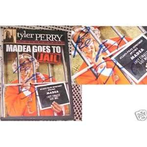 Tyler Perry Signed Madea Goes To Jail DVD COA w/inscrip   NFL DVDs