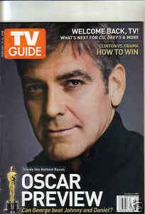 GEORGE CLOONEY HANSOME OSCAR TV GUIDE 08 JEREMY SISTO  