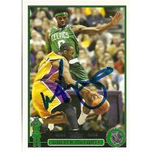  Walter McCarty Signed Celtics 2003 2004 Topps Card Sports 