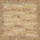 ICE HOCKEY HAT TRICK GOAL PLAY 12X12 SCRAPBOOK PAPERS  