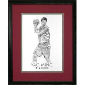 Yao Ming Houston Rockets 5x7 Framed Print