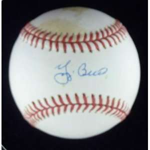 Yogi Berra Signed Ball   AL PSA COA HOF   Autographed Baseballs