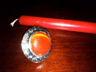 Haunted Greek Vampire Ring. With Spelled Red Candle  
