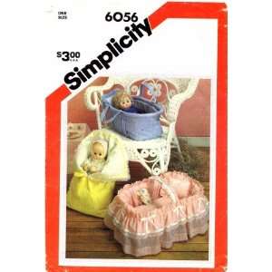  Simplicity 6056 Crafts Sewing Patterns Doll Carriers 