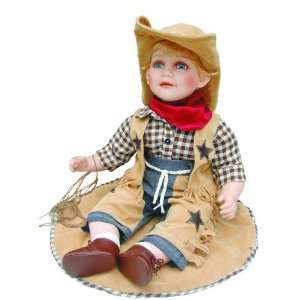  TANNER 24 Porcelain Country Toddler Doll By Golden 