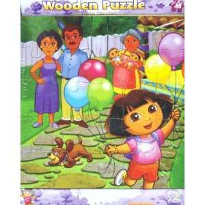  Dora the Explorer 25 Pc. Wooden Puzzle, 9x9 Toys & Games