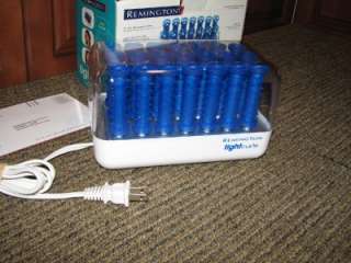 Remington Tight Curls Hot Rollers Spiral Hair Curlers Pageant Blue 