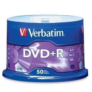  Verbatim 16x DVD+R Media Electronics