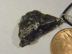   Del Cielo meteorite pendant lapidary necklace jewelry 0259C  