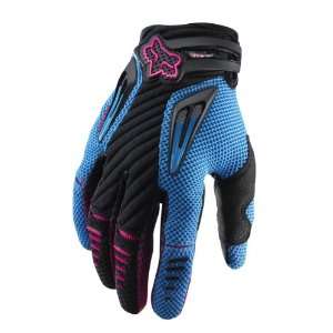  Fox Racing Electric Blue Platinum Race Gloves Sports 