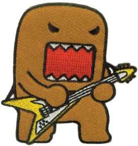  Domo Kun Flying V Guitar Patch DP152 Clothing