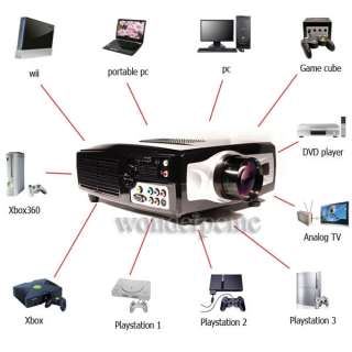 OEM HTP HDMI 1080i LCD projector, WII,Xbox 360,TV Game  