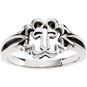   Silver Cross Ring. Cross Ring In Sterling Silver Size 8 Jewelry