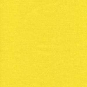 Canary Yellow Solid Kona Cotton Quilting Sewing Fabric ROBERT KAUFFMAN 