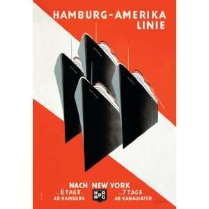  Exclusive By Buyenlarge Hamburg Amerika Cruise Line 28x42 