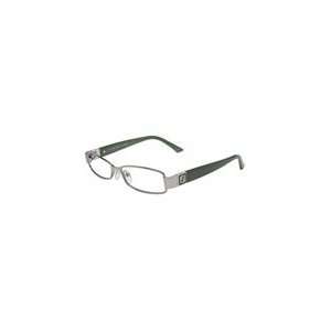  New Fendi FS F904 028 Silver / Olive Green Metal Eyeglasses 