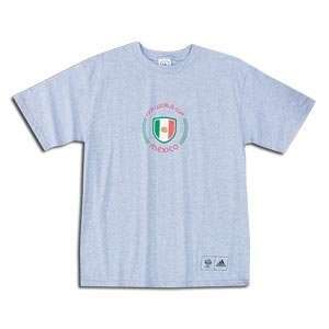 adidas Mexico FIFA World Cup Circle T Shirt (Gray)  Sports 