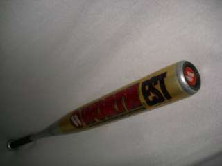 2001 Worth GOLD EST ASA Softball Bat 34 28oz EST5 / 15 Shell  